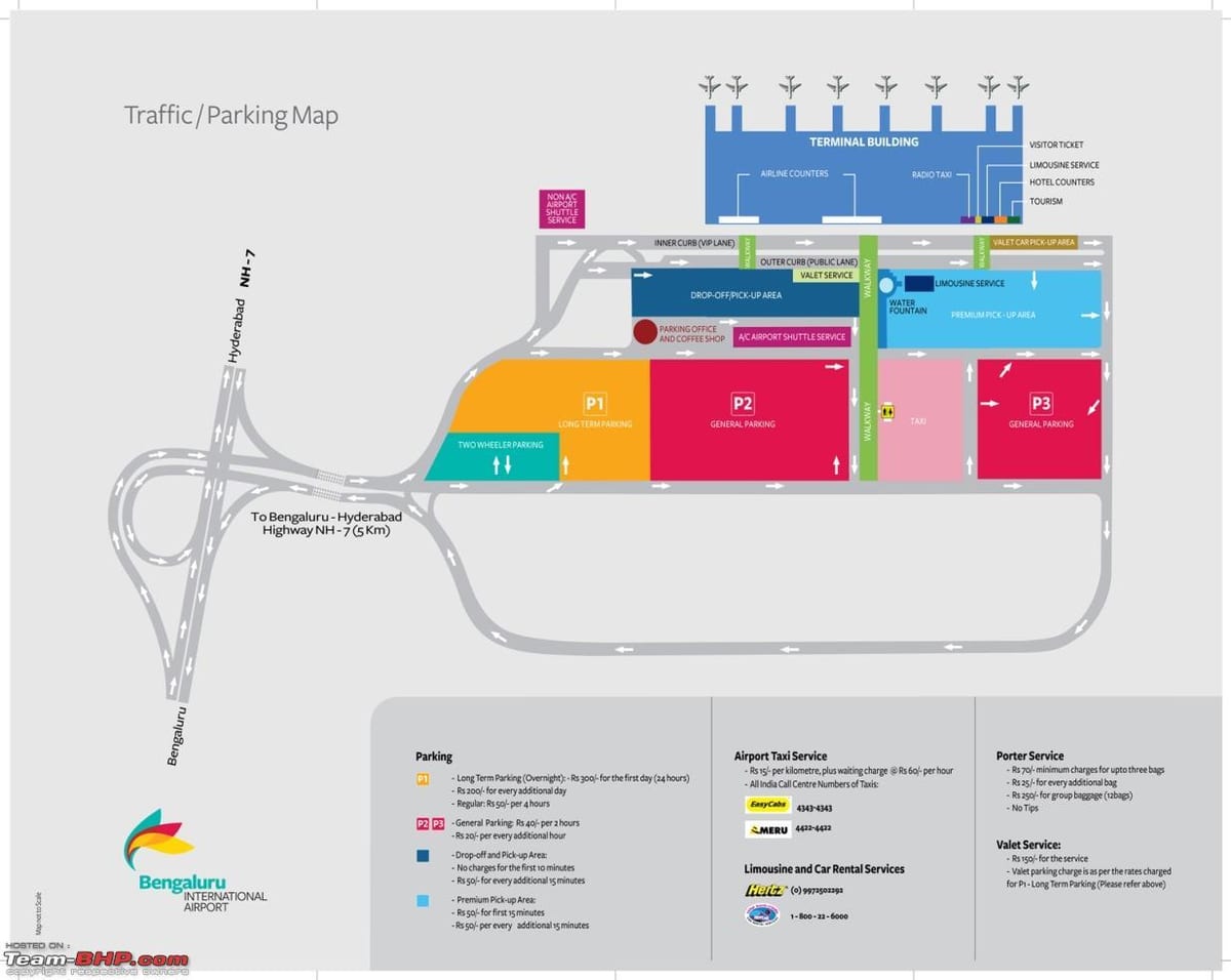 aeroporto de Bangalore mapa